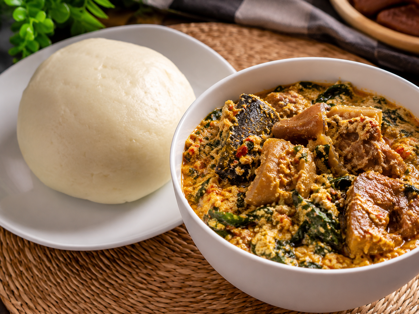 Egusi & Pounded Yam
